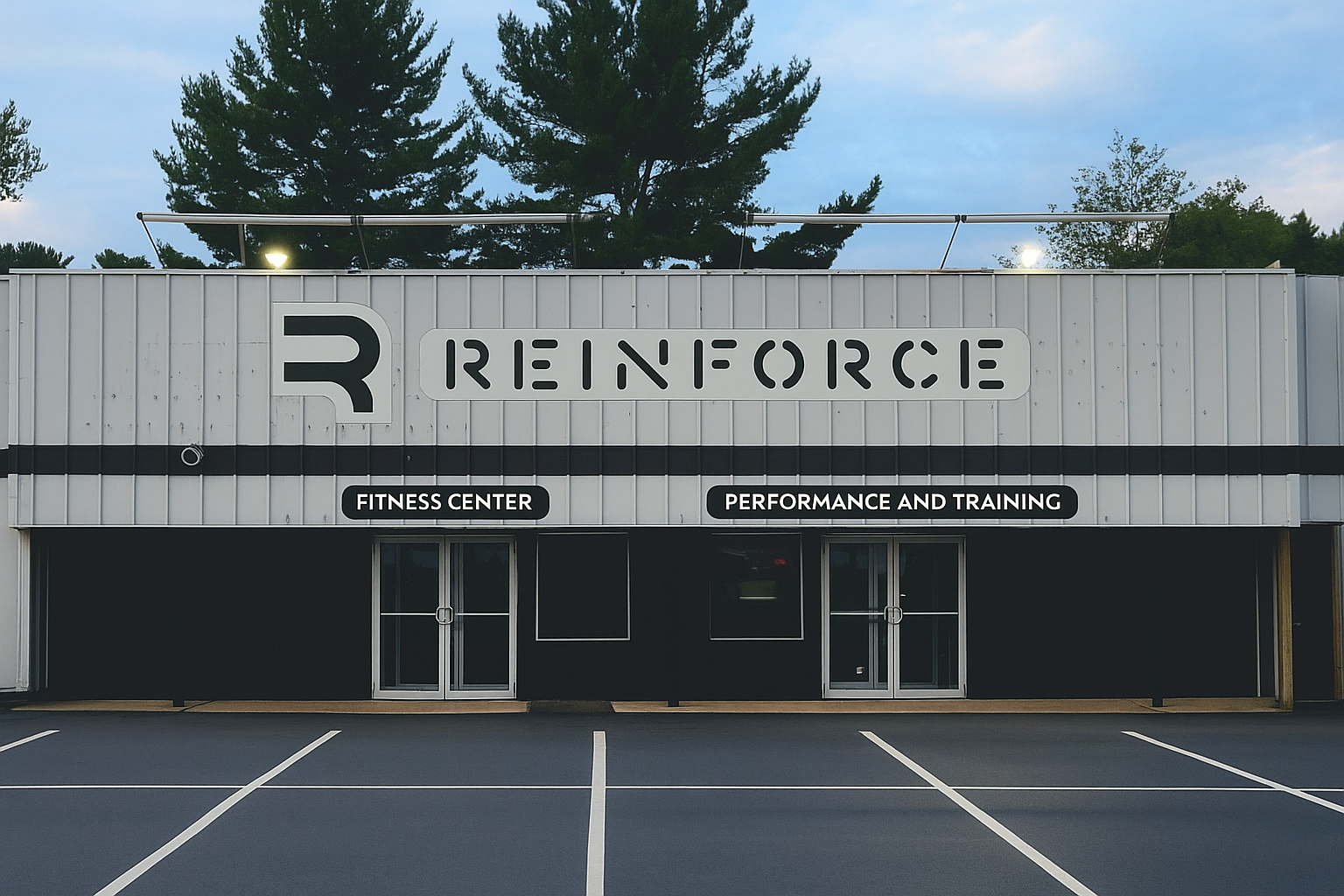 Exterior of Reinforce Fitness Center in Latrobe, Pennsylvania